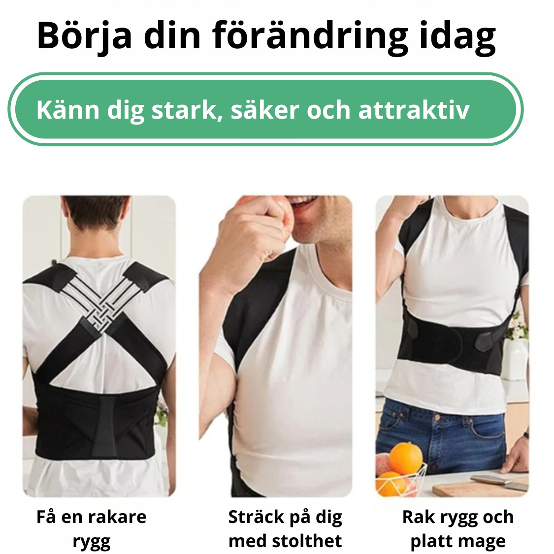 Rakrygg Balance™ - För en smärtfri och självsäker hållning